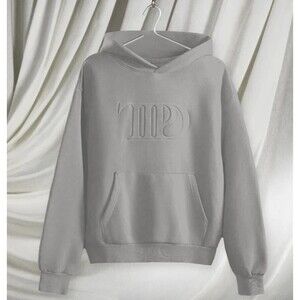 Taylor Swift TTPD The Tortured Poets Department Gray Embossed Sweatshirt - MED